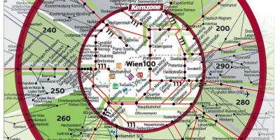 Wien 100 אזור המפה
