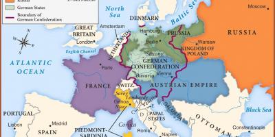 אוסטריה וינה מפת העולם