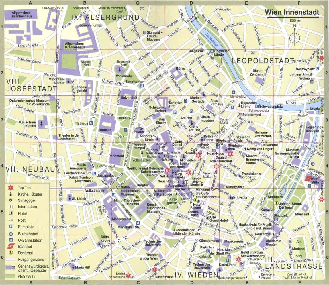 Wien city מפה
