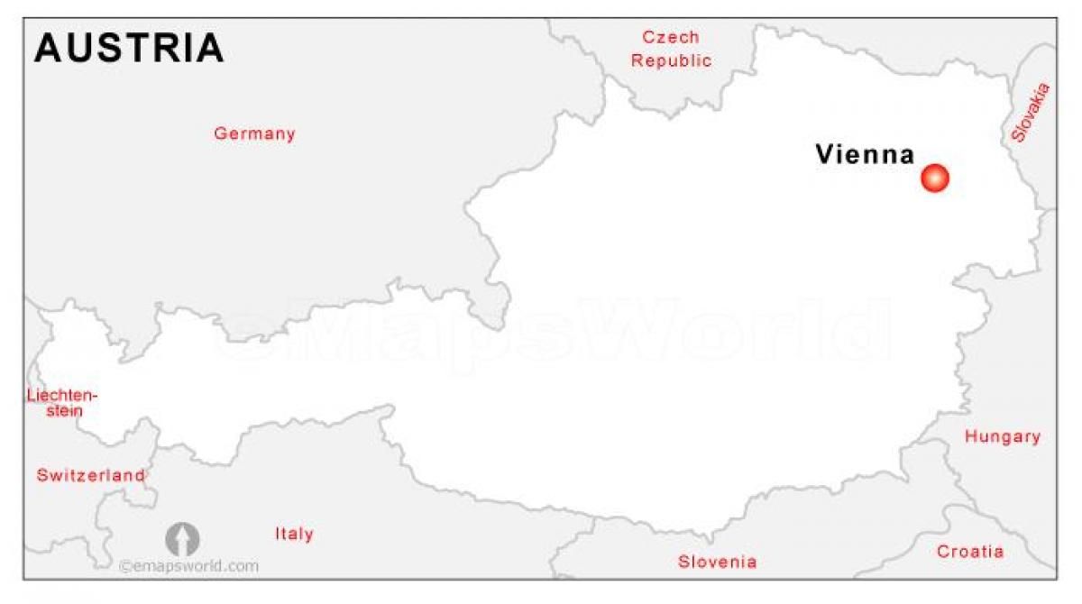 מפה של אוסטריה ההון