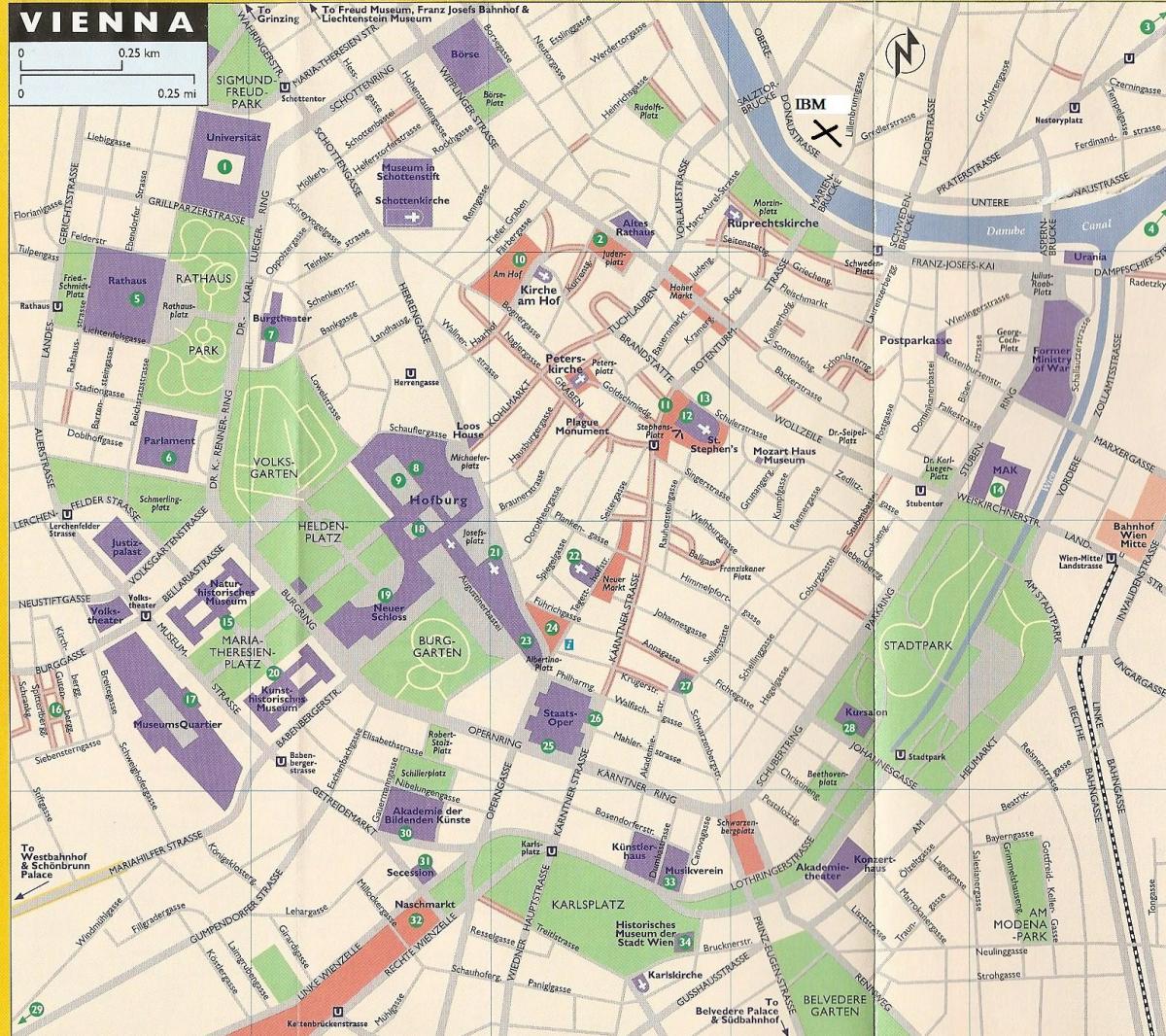 מפה של חנויות בוינה 