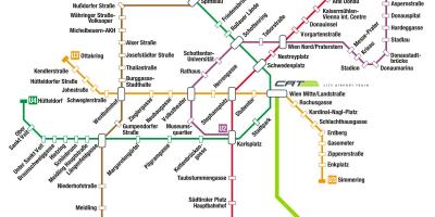 Wien הרכבת המפה