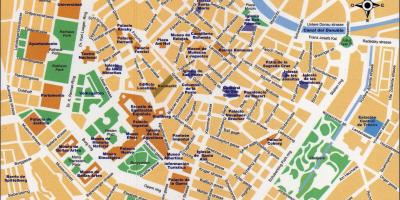 מפה של רחוב מרכזי וינה